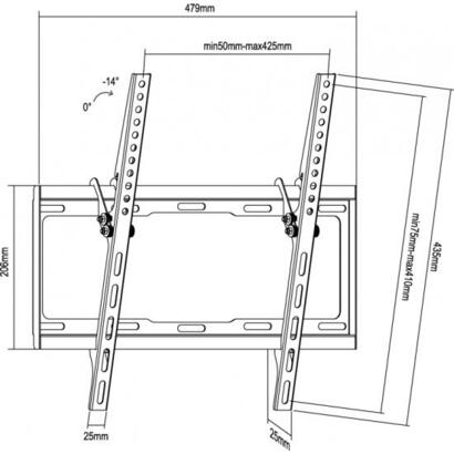 equip-soporte-pared-650311-para-pantallas-planas-de-321-a-551-inclinable-14-vertic