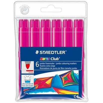 staedtler-rotulador-grueso-noris-club-magenta-estuche-de-6