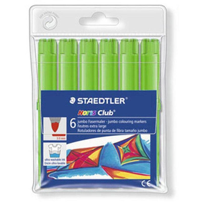 staedtler-rotulador-grueso-noris-club-verde-estuche-de-6