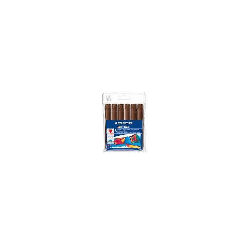 staedtler-rotulador-grueso-noris-club-marron-estuche-de-6