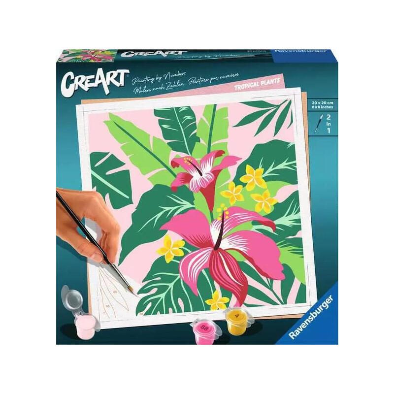 ravensburger-creart-plantas-tropicales-pintura-23728 ravensburger-creart-plantas-tropicales-pintura-23728