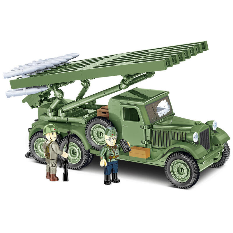 cobi-2280-historical-collection-wwii-bm-13-katyusha-rocket-launcher-zis-6-440-bricks