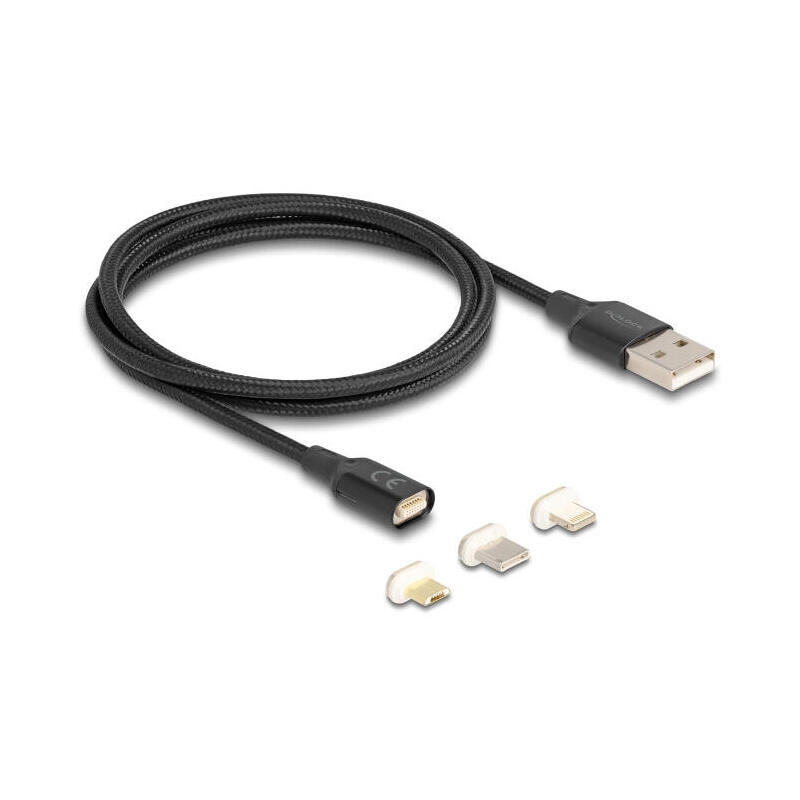 delock-88165-cable-usb-1-m-usb-a-negro