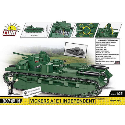 cobi-vickers-a1e1-independent-juguete-de-construccion-escala-135-cobi-2990