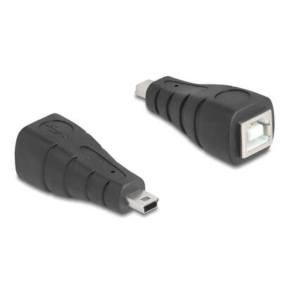 delock-usb-20-adapter-mini-usb-5pin-stecker-zu-usb-b-buchse