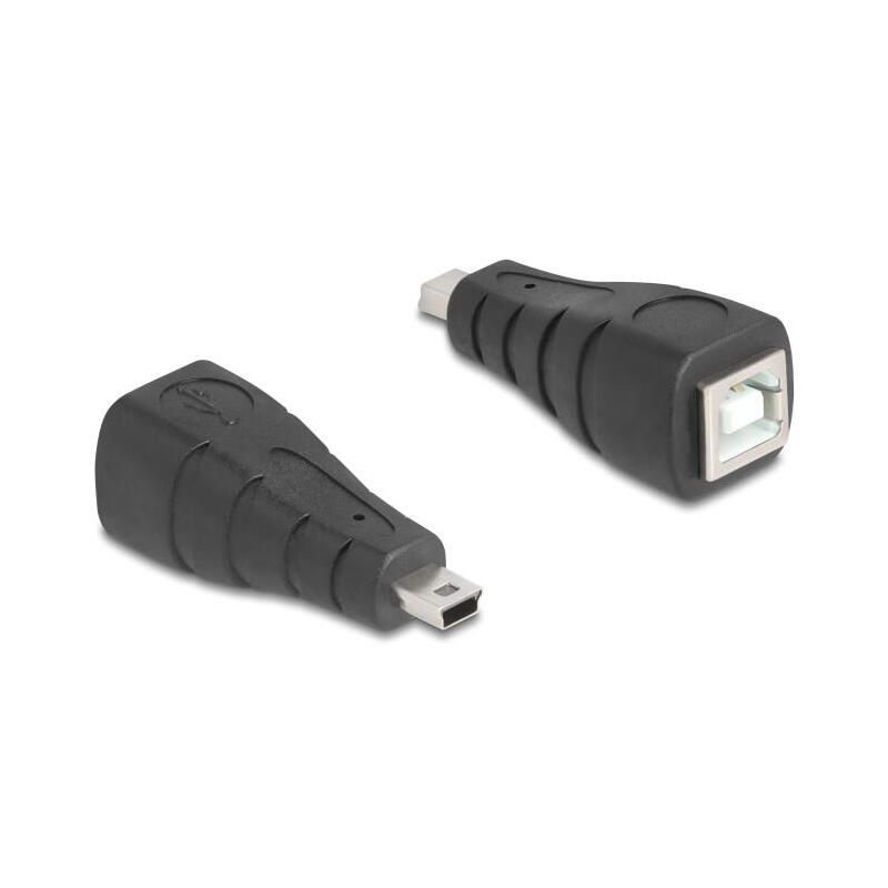 delock-usb-20-adapter-mini-usb-5pin-stecker-zu-usb-b-buchse