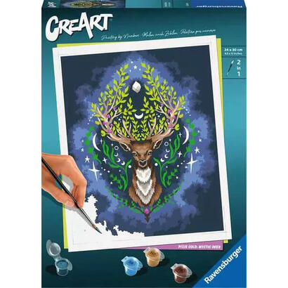 ravensburger-creart-pixie-cold-ciervo-mistico-cuadro-23640