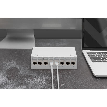 modulo-keystone-digitus-cat6a-plateado-blindado-8-piezas-con-gestor-de-cables-inteligente-dn-93617-8