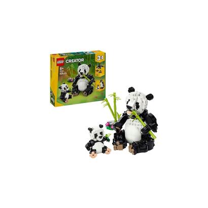 lego-31165-creator-animales-salvajes-3-en-1-juguete-de-construccion-de-la-familia-panda-31165
