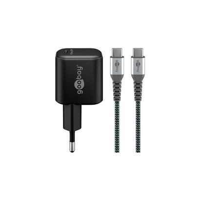 goobay-juego-de-carga-usb-c-pd-65-w-cable-textil-usb-c-cargador-negro-1x-usb-c-pd-gan-cable-de-1-metro-74774