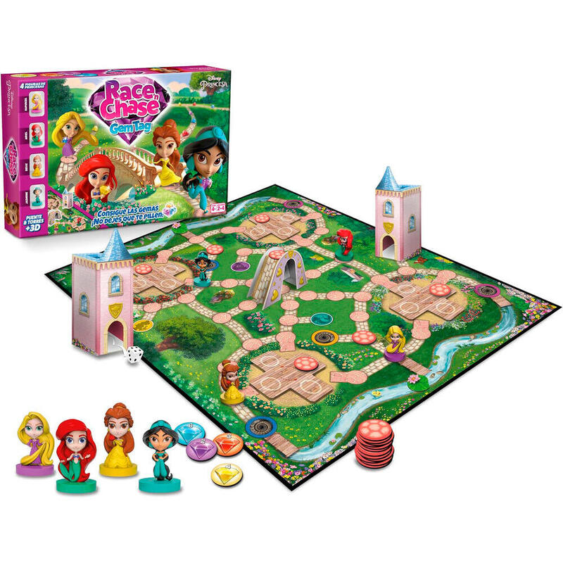 juego-de-mesa-race-chase-princesas-disney