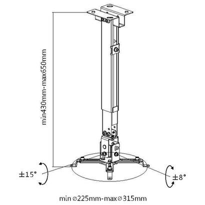 equip-soporte-de-proyector-inclinable-para-techo-o-pared-430-650mm-hasta-20kgs-blanco