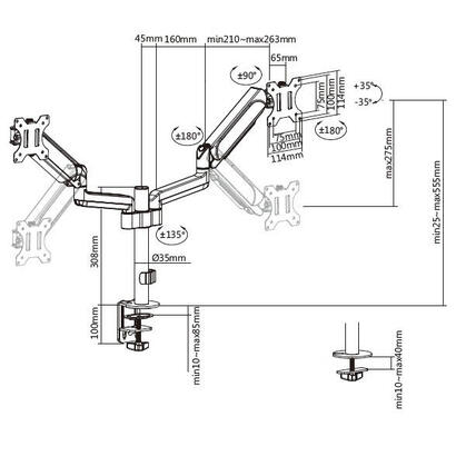 soporte-para-mesa-dos-brazos-2-pantallas-17-32-aluminio-muelle-de-gas-equip