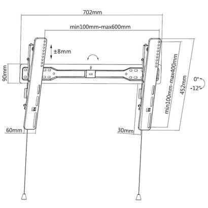 equip-soporte-de-pared-fijo-ultradelgado-para-tv-de-37-70-inclinable-peso-max-35kg-vesa-600x400mm