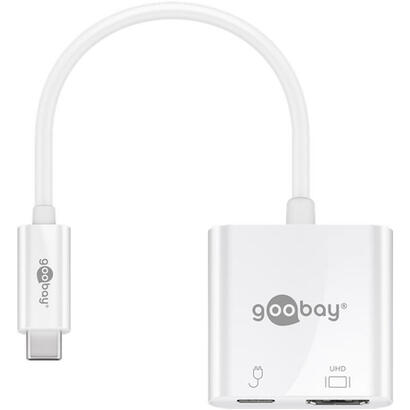 adaptador-usb-goobay-conector-usb-c-conector-usb-c-conector-hdmi-blanco-15-cm-pd-carga-con-hasta-60-vatios-62110