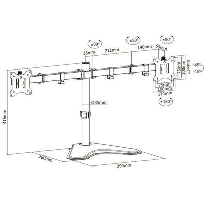 soporte-pantalla-sobremesa-13-32-doble-brazo-soporta-2-monitores-vesa-standard-hasta-8kg