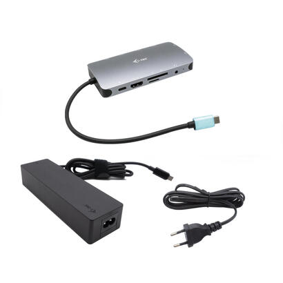 i-tec-usb-c-metal-dock-1xhdmi-1xvga-1xsd1xmicrosd-card-reader-1xglan-1xaudio-mic-3xusb-31-1xusb-c-data-1xusb-c-pd-charger-100w