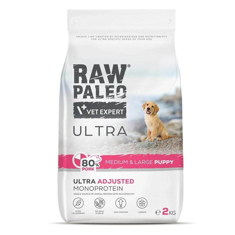 alimento-seco-para-perros-raw-paleo-ultra-pork-medium-large-puppy-2kg