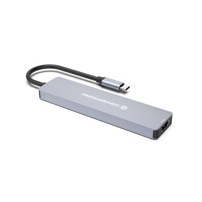 adaptador-usb-c-7in1-conceptronic-hdmi-usb-a-30x3-usb-c-pd-100w-lector-sdmicrosd-donn19g