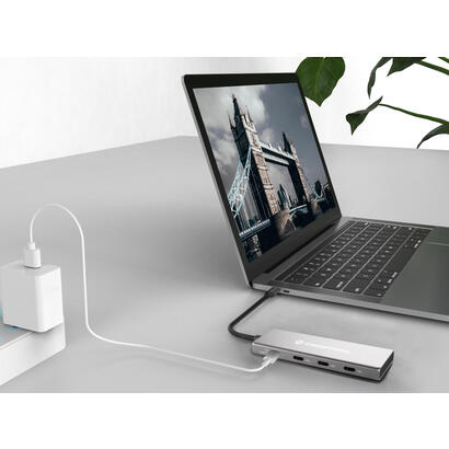 conceptronic-dock-usb-c-4x-usb-c-100wpd-onetzteil-025m-gr