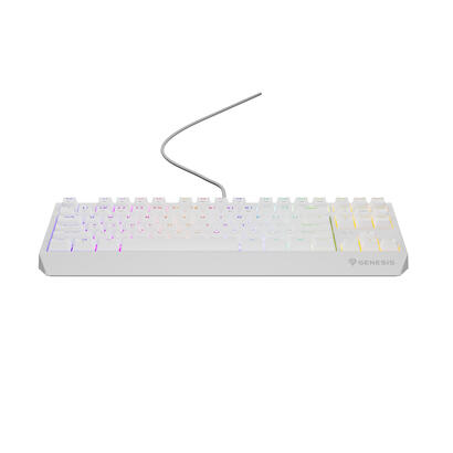 genesis-thor-230-tkl-biala-rgb-outemu-brown