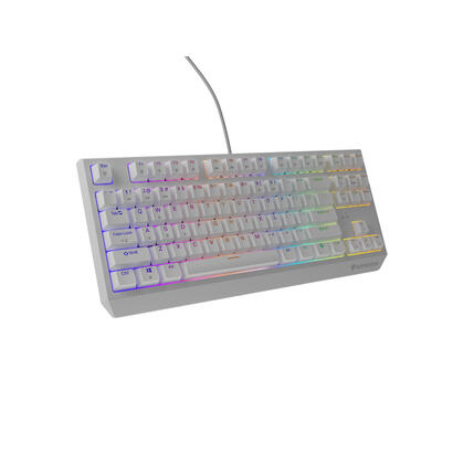 genesis-thor-230-tkl-biala-rgb-outemu-brown