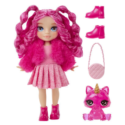 muneca-mga-entertainment-rainbow-high-littles-magenta-rosa-531180-euc