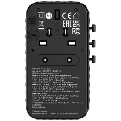 verbatim-cnt-02-universal-negro-corriente-alterna-carga-rapida-interior