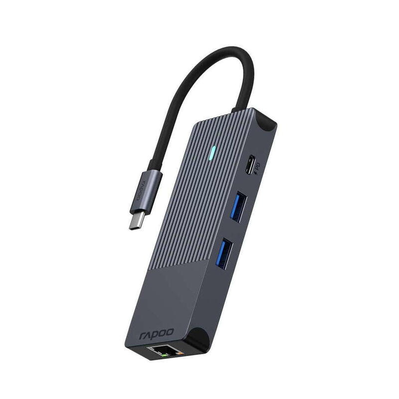 rapoo-usb-c-multiport-adapter-8-in-1-grey rapoo-usb-c-multiport-adapter-8-in-1-grey