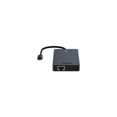 rapoo-usb-c-multiport-adapter-8-in-1-grey