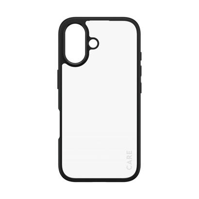 panzerglass-care-by-urban-combat-case-transparent-w-black-frame-iphone-16-funda-para-apple-iphone-16-transparente