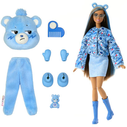 muneca-mattel-barbie-cutie-reveal-care-bears-series-oso-grunidor-jcn96