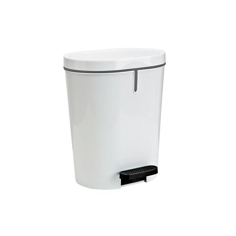 denox-papelera-con-pedal-25l-blanca