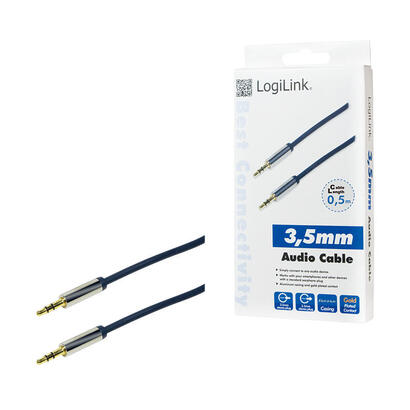 logilink-audio-cable-35-stereo-mm-050-m-blue