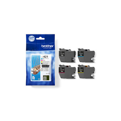 tinta-original-brother-lc-421val-lc421val-multipack-cian-magenta-amarillo-negro