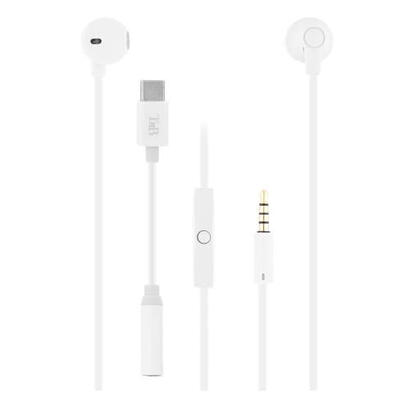 tnb-sweet-adaptateur-type-c-auriculares-semiaurales-blanco