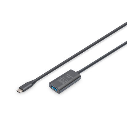 digitus-active-usb-32-gen1-5g-extension-cable-usb-c-usb-a-5-m-black