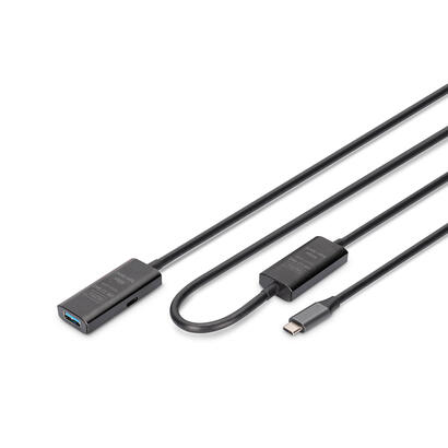 digitus-active-usb-32-gen1-5g-extension-cable-usb-c-usb-a-10-m-black