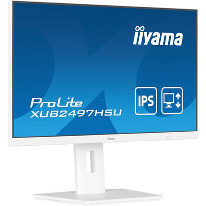 iiyama-xub2497hsu-w2-24-ips-fhd-100hz-adaptive-sync-300cd-m2-1ms-hdmi-dp-2xusb-20-speakers-15cm-height-adj-stand-white