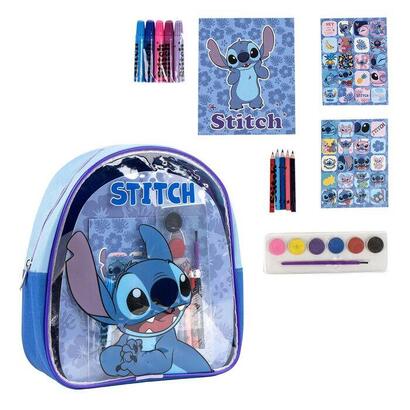 set-papeleria-mochila-stitch-disney