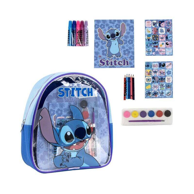 set-papeleria-mochila-stitch-disney