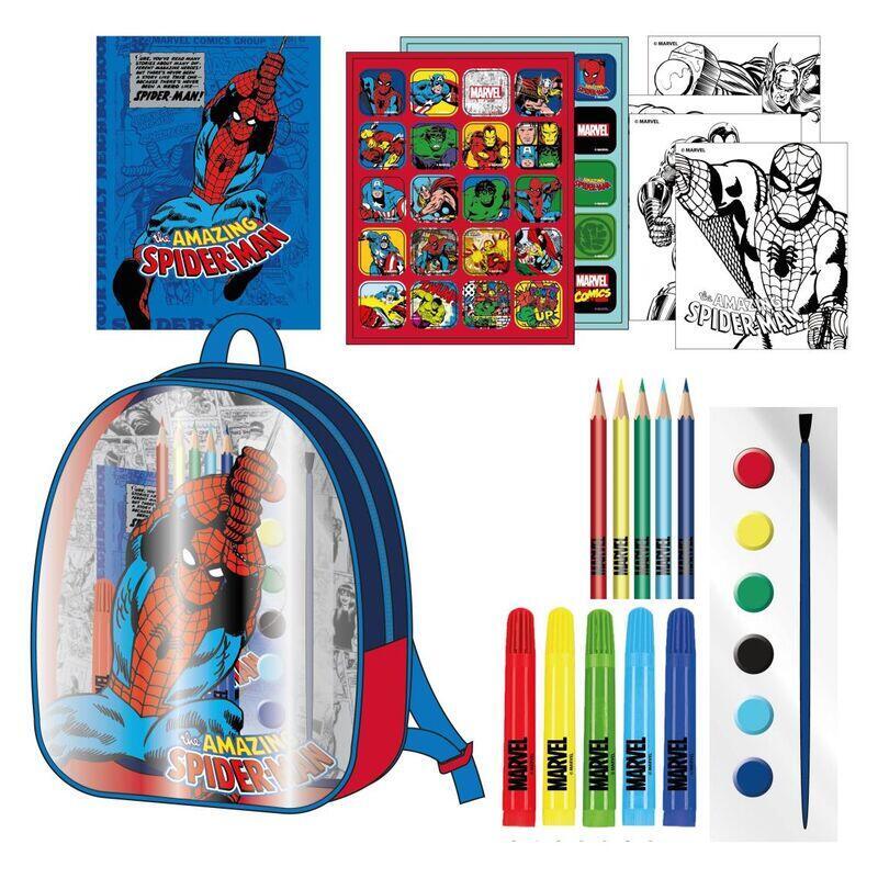 set-papeleria-mochila-vengadores-avengers-marvel