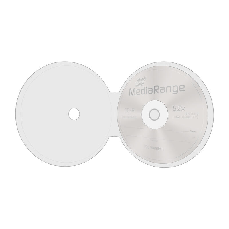 mediarange-box86-funda-para-discos-opticos-estuche-con-forma-de-concha-1-discos-transparente