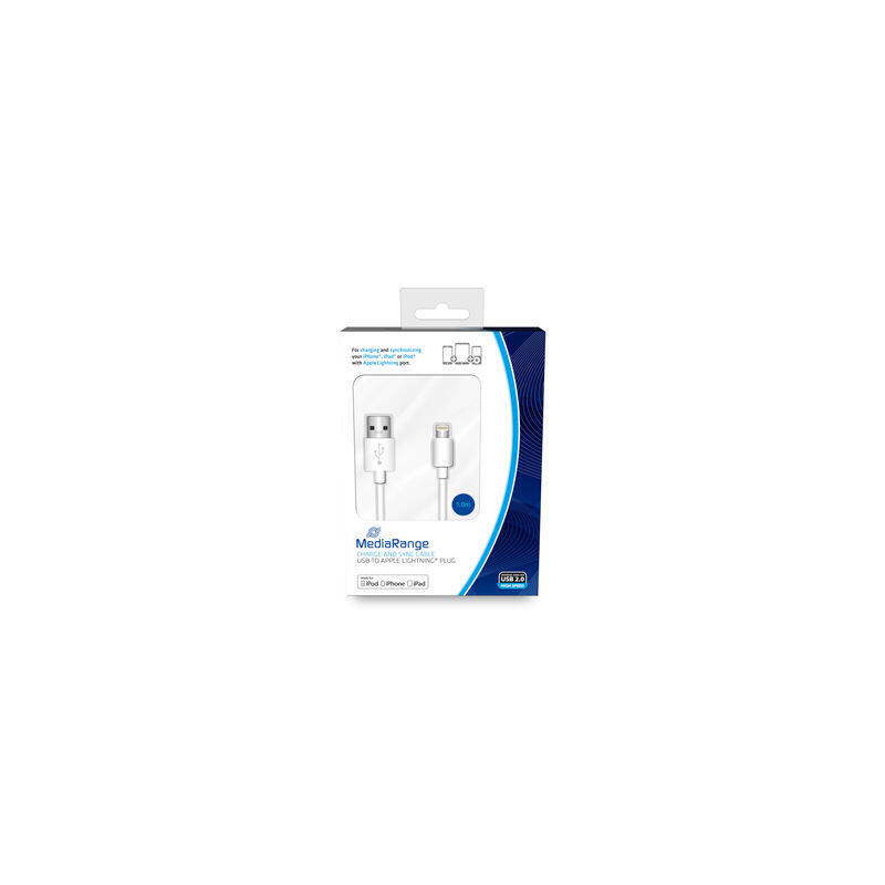 mediarange-mrcs178-cable-de-conector-lightning-1-m-blanco mediarange-mrcs178-cable-de-conector-lightning-1-m-blanco