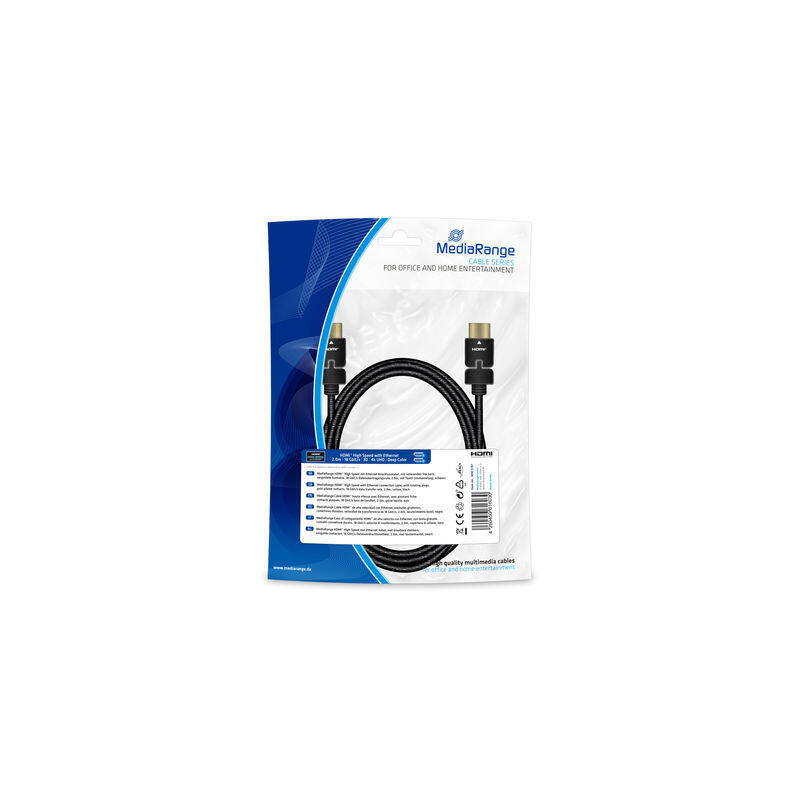 cable-mediarange-mrcs197-hdmi-2-m-hdmi-tipo-a-estandar-negro cable-mediarange-mrcs197-hdmi-2-m-hdmi-tipo-a-estandar-negro