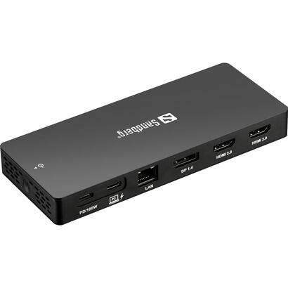 sandberg-136-61-base-para-portatil-y-replicador-de-puertos-alambrico-usb-32-gen-1-31-gen-1-type-c-gris