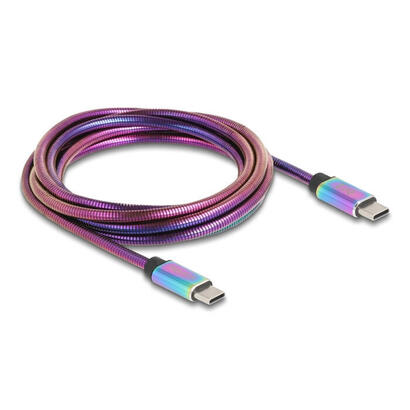 cable-delock-81116-usb-20-usb-type-c-con-cubierta-metalica-iridiscente-pd-30-60-w-2-m