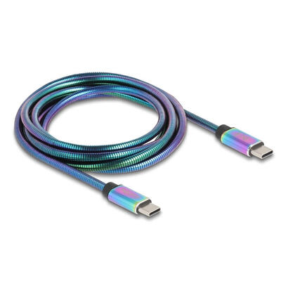 cable-delock-81116-usb-20-usb-type-c-con-cubierta-metalica-iridiscente-pd-30-60-w-2-m
