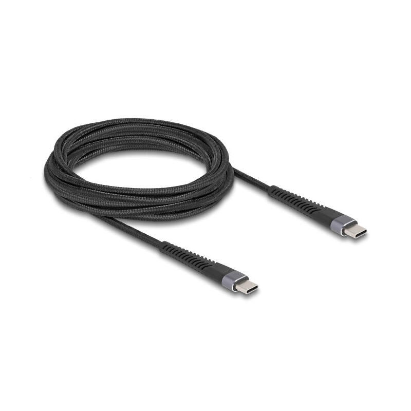cable-delock-81126-usb-20-usb-type-c-macho-a-macho-con-proteccion-de-flexion-extendida-60-w-3-m