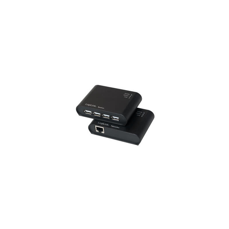 extensor-usb-20-cat5-50-m-incluye-concentrador-usb-de-4-puertos-negro-logilink extensor-usb-20-cat5-50-m-incluye-concentrador-usb-de-4-puertos-negro-logilink